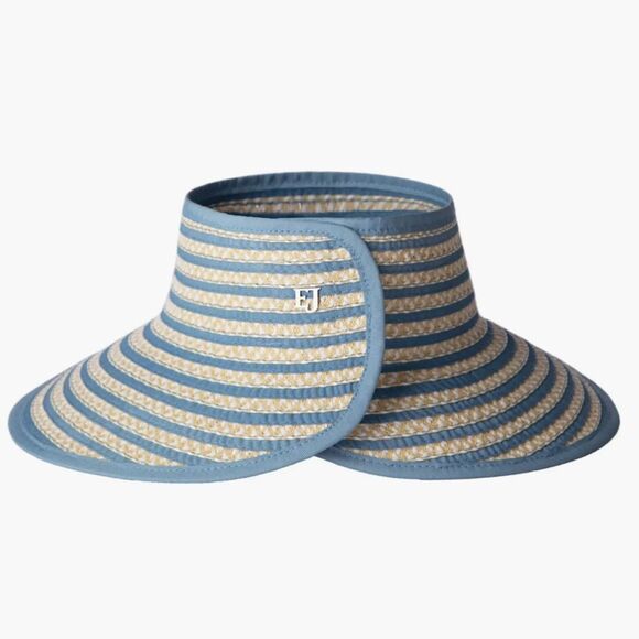 Eric Javits Packable Visor with UPF50+ with Detachable Forehead Pad - Picture 3 of 13